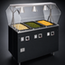 Thumbnail image #3 for Vollrath 2-Series Affordable Portable Deluxe 4-Well Mobile Hot Food Station with Lighted Breath Guard
