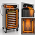 Thumbnail image #3 for hotLOGIX HL7-8 Half-Height Insulated Heated Holding Cabinet, 16 12