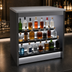 Thumbnail image #3 for Glastender 30-Inch Open Front Back Bar Liquor Display Cabinet with 3-Step ABS Shelves and LED Lighting