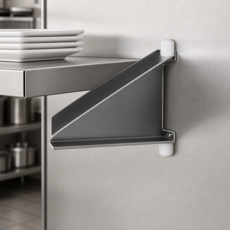 Product image #3 for Eagle Group Heavy-Duty Right-Hand 18-Inch Single Knob Shelf "C" Bracket