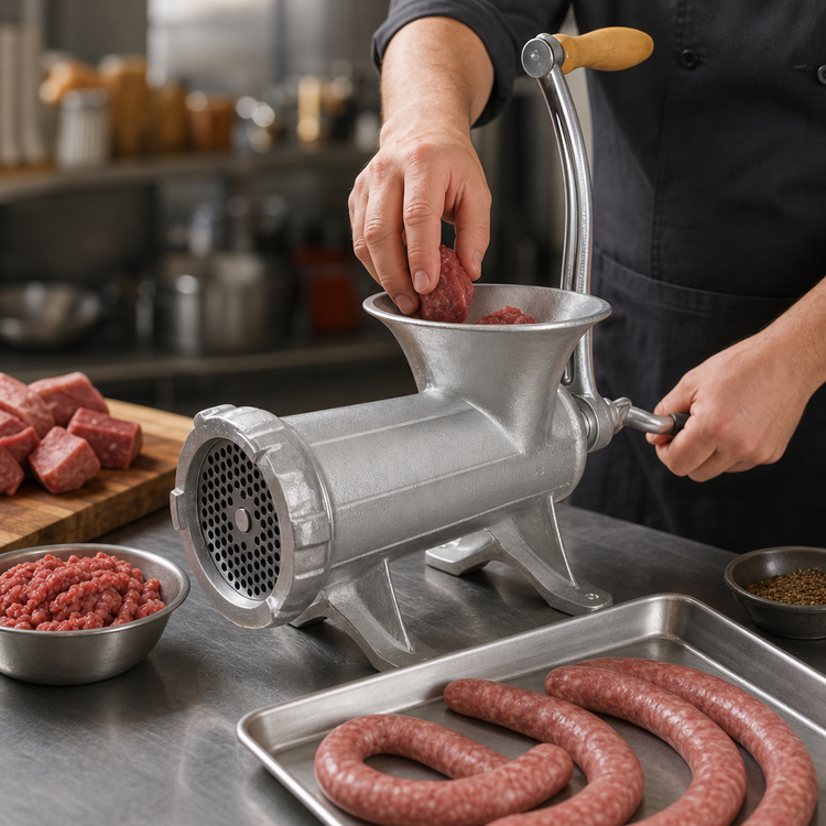 Product image #3 for Weston Manual #22 Hub Meat Grinder and Sausage Stuffer