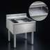 Thumbnail image #3 for Eagle Group 2200 Series 40-Inch Underbar Cocktail Unit with 12-Inch Insulated Ice Bin, 8 Bottle Wells, and Sliding Cover