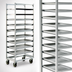 Thumbnail image #3 for New Age Full-Height Mobile Aluminum Bun Pan Rack, 10 Pan Capacity