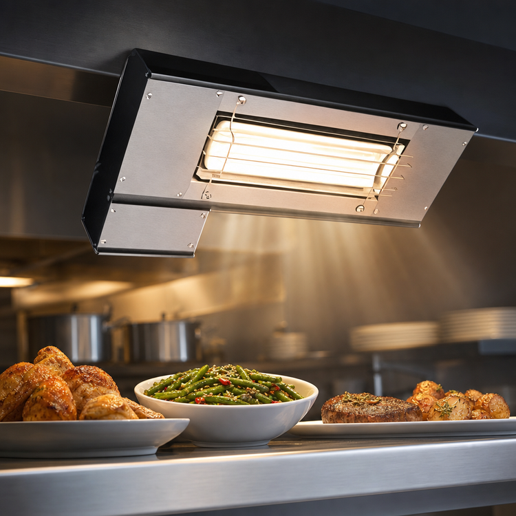 Product image #3 for Hatco Ultra-Glo 24-Inch Lighted Ceramic Infrared Strip Heater