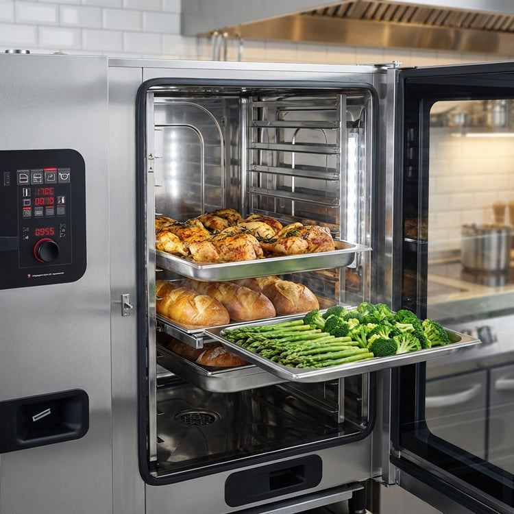 Product image #2 for Convotherm C4 ED 20.20EB-N EasyDial Roll-In Electric Combi Oven/Steamer with (20) Full-Size Sheet Pan Capacity