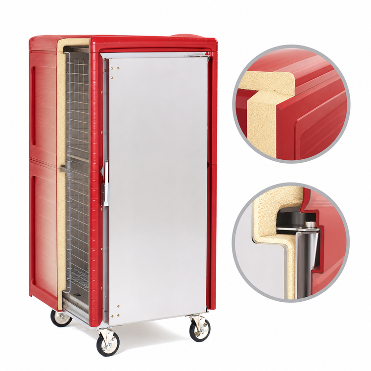 Product image #3 for Metro C5 4 Series 5/6 Height Insulated Transport Cabinet with Universal Wire Slides