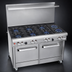 Thumbnail image #3 for Southbend Ultimate 48-Inch Gas Restaurant Range with 7-Burner Mixed Top, Standard Oven and Cabinet Base