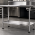 Thumbnail image #3 for John Boos 41-5/8 Inch x 24-1/8 Inch 300 Series Stainless Steel Dishtable Undershelf with Adjustable Bullet Feet
