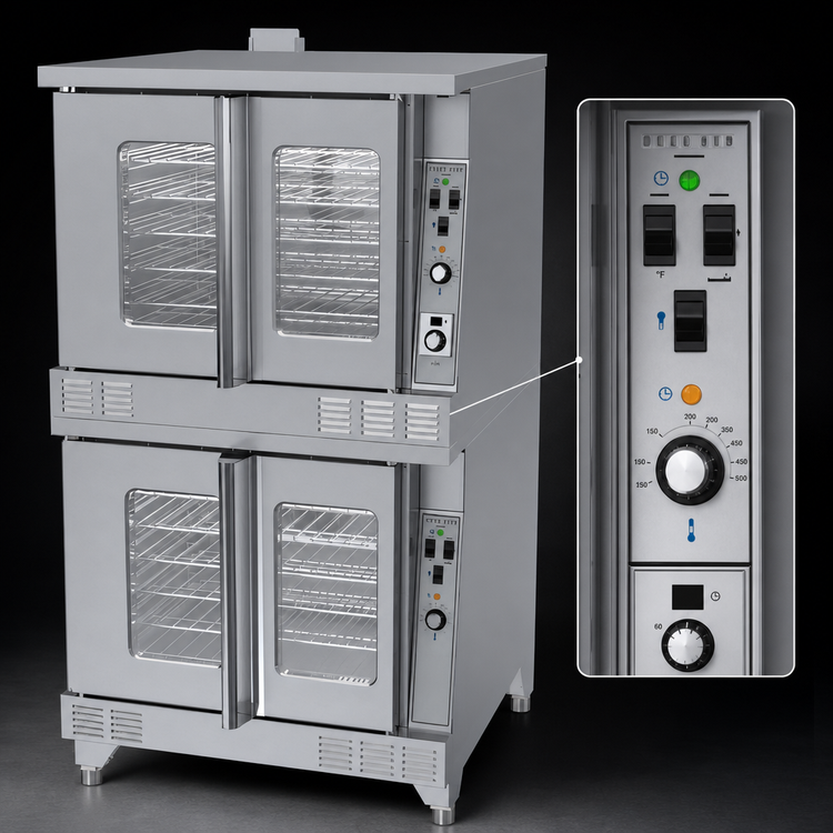 Product image #3 for Garland Master Series Deep-Depth Double-Deck Electric Convection Oven