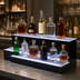 Thumbnail image #4 for Krowne Royal Series 42-Inch 2-Tier Lighted Countertop Liquor Display with RGB LED Lighting