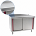 Thumbnail image #3 for Eagle Spec-Master Marine Series Enclosed Work Table with Sliding Doors, 60 Inch x 24 Inch, 14 Gauge 304 Stainless Steel Top