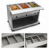 Thumbnail image #3 for Spec-Master PHT3OB-120 3-Pan Electric Portable Hot Food Table