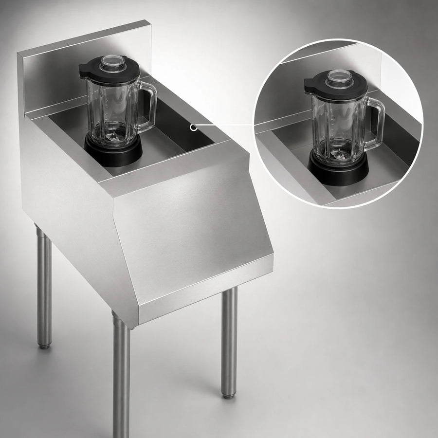 Flat Top With Recessed Blender Shelf