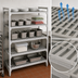 Thumbnail image #4 for Camshelving Premium 5-Tier Vented Stationary Starter Polymer Shelving Unit, 18 x 72 x 72 Inches