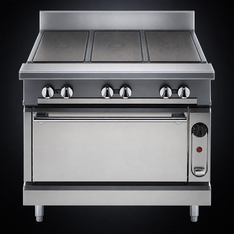 Product image #3 for Vulcan V Series 36-Inch Heavy Duty Gas Range with 3 Hot Tops and Standard Oven