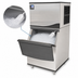 Thumbnail image #3 for Maxx Ice 580 lb Stainless Steel Ice Storage Bin with Sloped Front and Top-Hinged Access Door