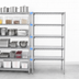 Thumbnail image #3 for EAGLEbrite 5-Tier Add-On Wire Shelving Unit with QuadTruss, 36