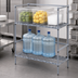 Thumbnail image #3 for Quantum Two-Tier Modular Wire Dunnage Rack for Tanks and Beverage Containers, 42 x 24 x 54 Inches, Gray Epoxy Antimicrobial Finish