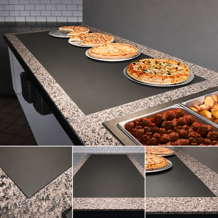 Product image #3 for Hatco Glo-Ray Built-In Heated Shelf with Flush Top, 49-1/2 x 17-Inch Surface, Hardcoat Aluminum