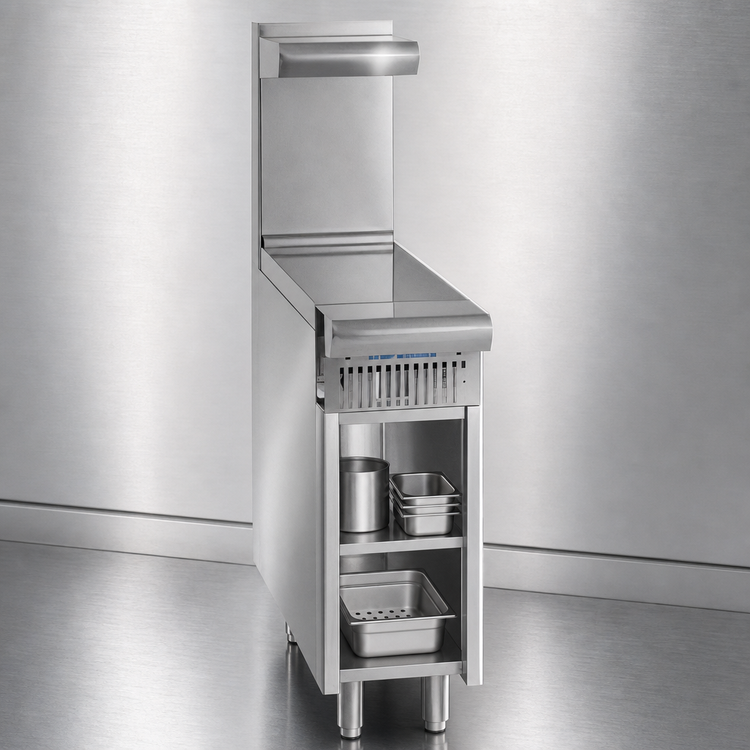 Product image #3 for 24-Inch Heavy Duty Gas Spreader Cabinet with Open Base and Bottom Shelf