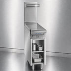Thumbnail image #3 for Imperial (Middleby) Spec Series IHR-24SP 24-Inch Heavy-Duty Gas Spreader Cabinet, Open Base with Bottom Shelf, Stainless Steel