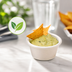 Thumbnail image #3 for American Metalcraft 4 oz White Smooth-Sided Melamine Ramekin
