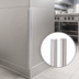 Thumbnail image #3 for Eagle Group 60-Inch Stainless Steel Outside Corner Guard with Adhesive Backing