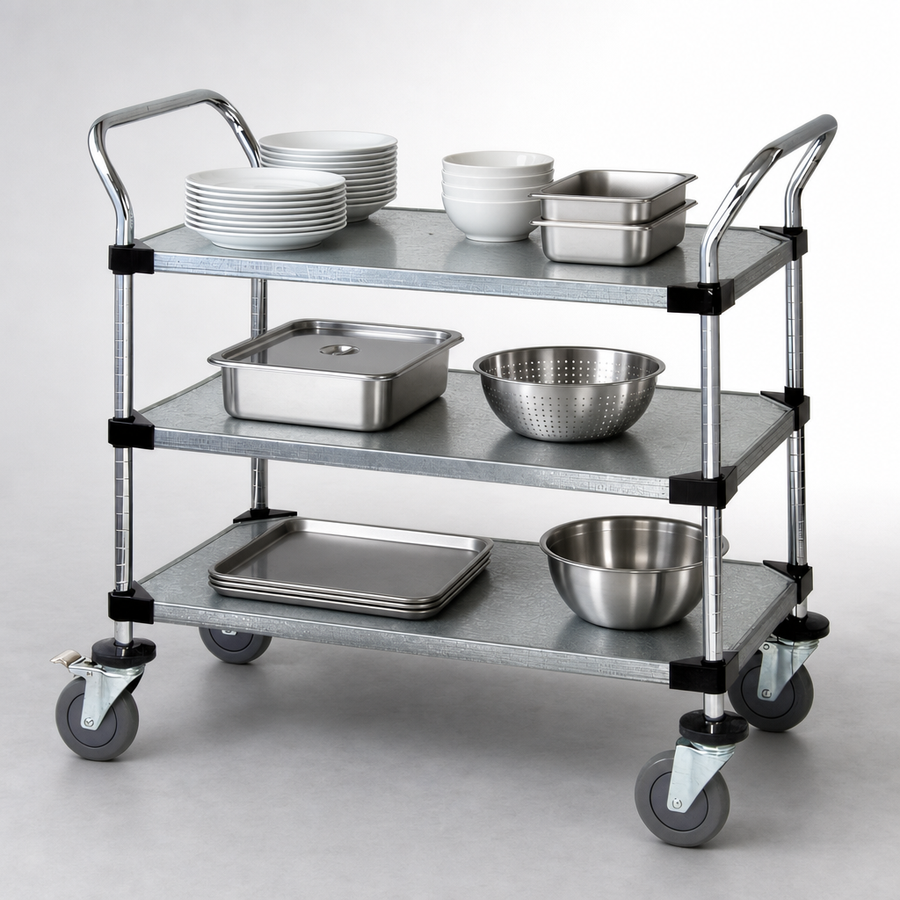 Three Solid Shelves