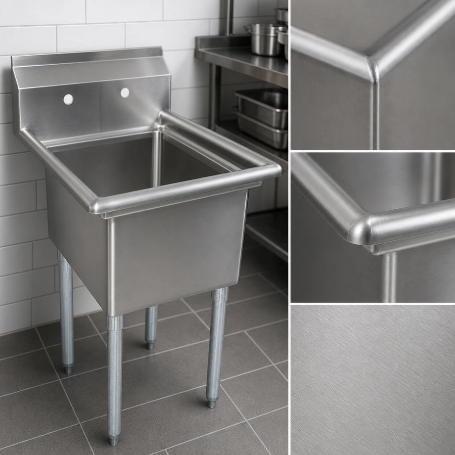 18-Gauge Type 300 Stainless Steel