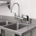 Thumbnail image #3 for T&S Brass Deck-Mount Workboard Faucet with Side Spray, 8-Inch Centers, 8-13/16-Inch Swivel Gooseneck
