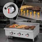 Thumbnail image #3 for Serv-Ware ETG-36 36-Inch Electric Thermostatic Countertop Griddle, Smooth Steel, 3-Phase Convertible