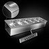 Thumbnail image #3 for Eagle Group SGDI-6-240T6 Six Well Drop-In Electric Hot Food Well Unit