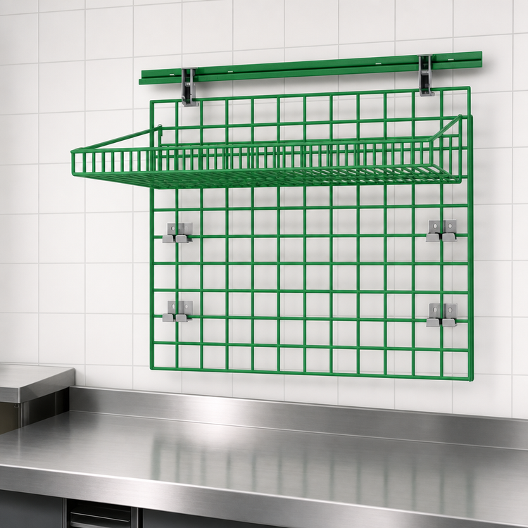 Product image #3 for Metro SmartWall Standard Duty Wall-Mounted Task Station Starter Unit