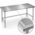 Thumbnail image #3 for Eagle Spec-Master Marine Series 72 x 30 Inch 14-Gauge 300-Series Stainless Steel Work Table with Box Marine Edge