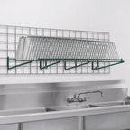 Thumbnail image #3 for Metro SmartWall TDR48K3 48-Inch Grid-Mounted Tray Drying Rack with Green Metroseal 3 Epoxy Finish and Microban