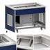 Thumbnail image #3 for Atlas Metal INFRM-5 5-Pan Mobile Refrigerated Cold Food Unit