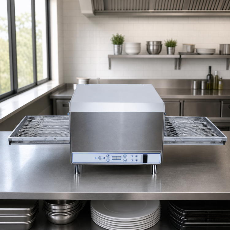 Product image #3 for Lincoln Foodservice DCTI 2500 Series Electric Ventless Digital Countertop Impinger Conveyor Oven
