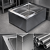 Thumbnail image #3 for Steel Works Stainless 25 x 21 x 10 Floor-Mounted Mop Sink with 20 x 16 x 6 Bowl