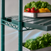 Thumbnail image #3 for Eagle QuadPlus Louvered Polymer Shelf Mat, 48W x 18D, Green, MICROGARD Antimicrobial