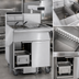 Thumbnail image #3 for Imperial 75 lb Open Pot Gas Floor Fryer/Filter System with Electronic Thermostat