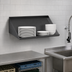Thumbnail image #3 for Eagle Group BlendPort® Slanted Wall-Mount Solid Rack Shelf, 63 Inch Wide, 16/300 Stainless Steel