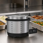 Thumbnail image #4 for Vollrath Mirage® 741103D Drop-In Induction Rethermalizer, Dry Operation, 11-Quart Round Inset, Digital Controls, Hinged Cover