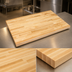 Thumbnail image #3 for Boos Block Northern Hard Rock Maple Kitchen Countertop with Blended Rails and Edge Grain Construction, 60 x 42 x 1-1/2 Inch, Varnique Finish