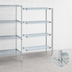 Thumbnail image #3 for EagleGard 4-Tier Add-On Wire Shelving Unit, 30W x 21D x 74H, Hybrid Epoxy Finish