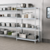 Thumbnail image #3 for EagleGard 4-Tier Add-On Wire Shelving Unit, 72-Inch W x 21-Inch D x 74-Inch H