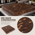 Thumbnail image #3 for Boos Block American Black Walnut End Grain Island Countertop, 24 x 25 x 4 Inches