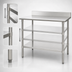 Thumbnail image #3 for Eagle Group 96 Inch x 24 Inch Adjustable Galvanized Work Table Undershelf