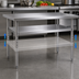 Thumbnail image #3 for Adjustable Stainless Steel Undershelf for 60 x 24 x 36 Inch Work Table