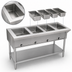 Thumbnail image #3 for Eagle Group 63-1/2-Inch Electric Open-Base Hot Food Table with 4 Dry Wells, 240V