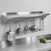 Thumbnail image #3 for John Boos Stallion 60-Inch Wall-Mounted Commercial Pot Rack Shelf, 14 Gauge Stainless Steel
